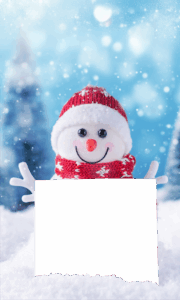 CUT & USE MySkin Vorlage Schneemann